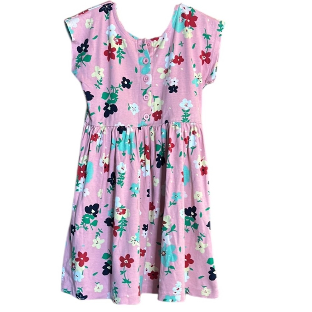 Hanna Andersson Pink Flutter Sleeve Sundress